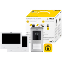 Elvox K40981 Wi-Fi intercomkit - IP over tweedraad - 2 deuren - inclusief voeding en View Door app