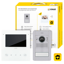 Elvox Pixel K40515G.01 tweedraads audio-video intercomkit -Tab 5S Up -inclusief voeding en View app