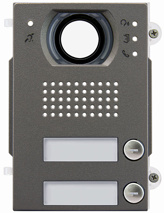 Elvox Pixel Heavy audio-video voorpaneel - 2 knoppen - geschikt voor ELV41006.1 