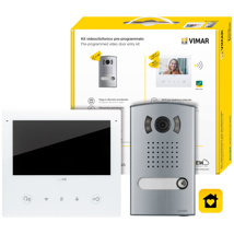 Elvox tweedraads audio-video intercom kit 1300+Tab 7S Up inclusief voeding 