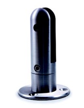 IAM Design RVS316 glasklem vloerbevestiging voor glasdikte 12-17,52 mm - gepolijst 
