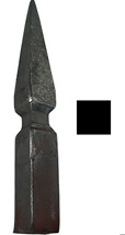 M-label gesmede hekpunt pyramide 40x40 mm 