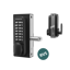 Gatemaster Superlock RVS slot linksdraaiend voor koker 40-60 mm, zwart - 1-zijdig codeslot en hendel