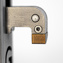 Gatemaster RVS insteekhaakslot voor koker 40 mm - incl. gedraaid krukpaar-kruk- en cilindergat rozet