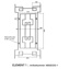 Arteferro Designpaneel Geometric 202 serie - element 1 - (bxh)500x1000 mm  