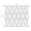 Arteferro System - Frans balkon - Firenze (bxh)1233x1016 mm - onbehandeld  